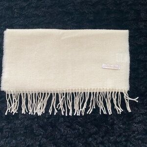Cream Wool Scarf